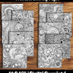 Abstract Pattern coloring pages by Happy Colorist example of pages