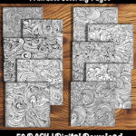 Abstract Pattern coloring pages by Happy Colorist example of pages