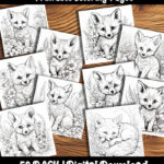 baby fox coloring pages by Happy Colorist