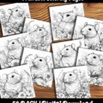 rats coloring pages by happy colorist