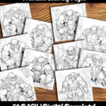 ogre coloring pages by happy colorist