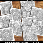 steampunk gears coloring pages by happy colorist