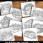 coffin coloring pages by happy colorist