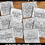 grateful coloring pages by happy colorist