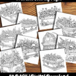 coffin coloring pages by happy colorist