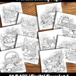 cornucopia coloring pages by happy colorist