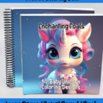 baby unicorns coloring book by happy colorist