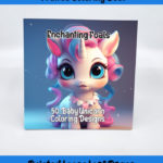 baby unicorns coloring book by happy colorist