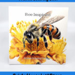 bee inspired coloring book by happy colorist