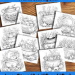 bewitching brews coloring book by happy colorist