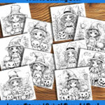 halloween sweethearts coloring book by happy colorist