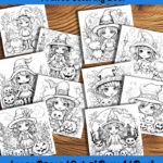 halloween sweethearts coloring book by happy colorist