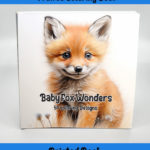 baby fox wonders coloring book by happy colorist