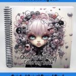 Ghoul Girls & Toys coloring book by happy colorist