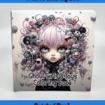 Ghoul Girls & Toys coloring book by happy colorist