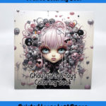 Ghoul Girls & Toys coloring book by happy colorist