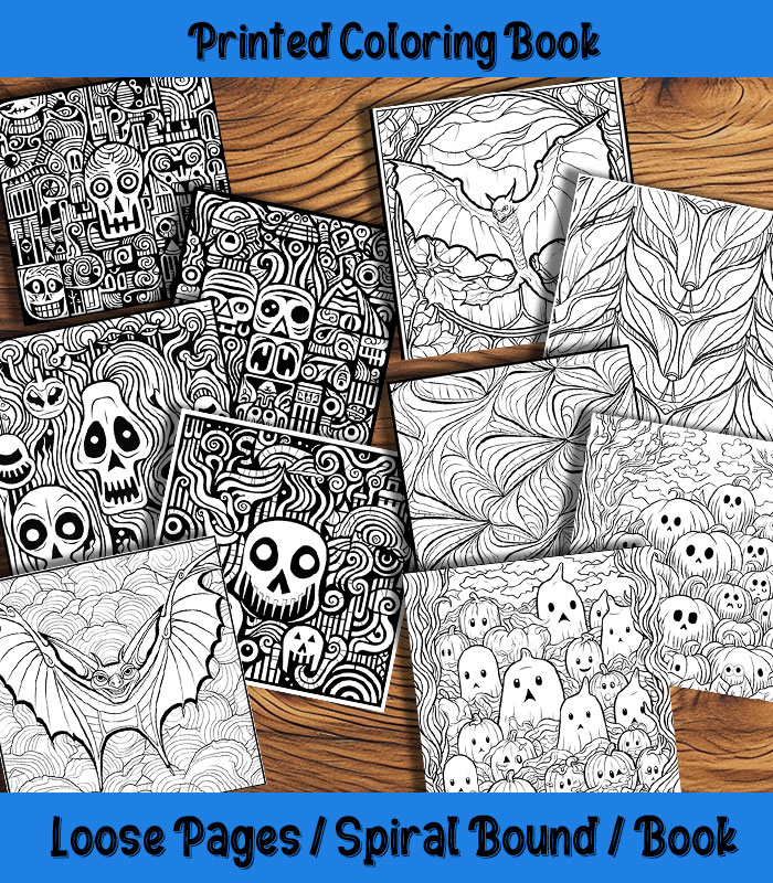 Eerie Etchings Coloring Book - The Happy Colorist
