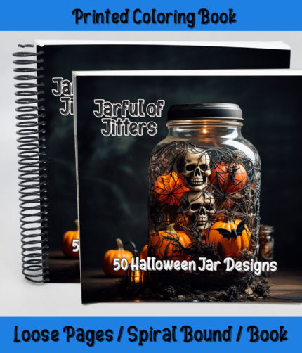 jarful of jitters coloring book by happy colorist