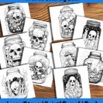 jarful of jitters coloring book by happy colorist