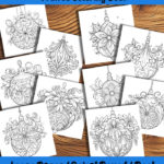 merry baubles coloring book by happy colorist