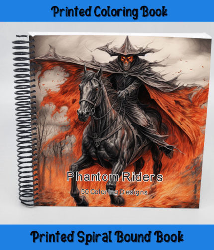 phantom riders coloring book by happy colorist