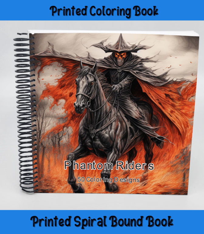 Phantom Riders Mc Phantom Riders Coloring Book | The Happy Colorist