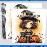spooky sweethearts coloring book by happy colorist