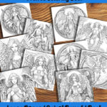 ethereal elegance angel coloring book