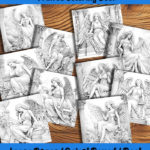 ethereal elegance angel coloring book