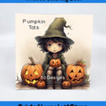 pumpkin tots coloring book by happy colorist