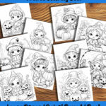 pumpkin tots coloring book by happy colorist