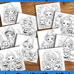 pumpkin tots coloring book by happy colorist