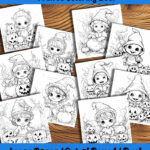 pumpkin tots coloring book by happy colorist