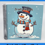 frosty friends coloring book by happy colorist