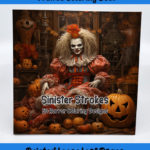 sinister strokes coloring book by happy colorist