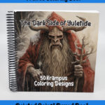Dark Side of Yuletide coloring book by happy colorist