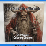Dark Side of Yuletide coloring book by happy colorist