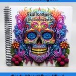 skullscapes coloring book by happy colorist