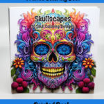 skullscapes coloring book by happy colorist