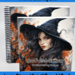 good witch glamour coloring book by happy colorist