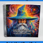 magical merlins coloring book by happy colorist
