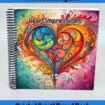 Heart Impressions coloring book by Happy Colorist