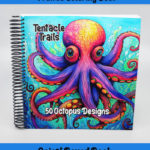 Tentacle Trails coloring book by Happy Colorist