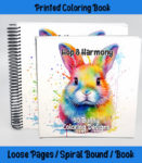 hop & harmony bunny coloring book by happy colorist