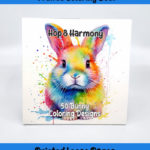 hop & harmony bunny coloring book by happy colorist