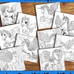 Winged Majesty Coloring Book by Happy Colorist