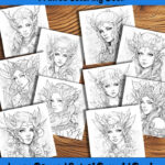 Elven Grace Coloring Book by Happy Colorist