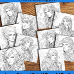 Elven Grace Coloring Book by Happy Colorist